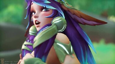 'Unleashing the Beast Within: Lillia and her Favorite Stick'