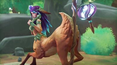 'Unleashing the Beast Within: Lillia and her Favorite Stick'