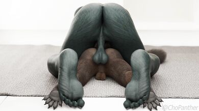 'A Miniature Raccoon is Fucked by a Scaly Monster Created by [ChoPanther] Animations!'