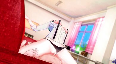 "Intoxicated Seduction: Rika and Hunky Monkey"