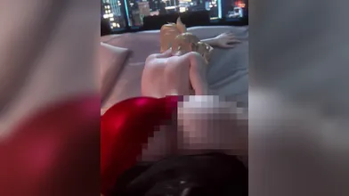 "Hentai Sexual Intercourse with a Beautiful Blonde Lady, Blacked and Censored"