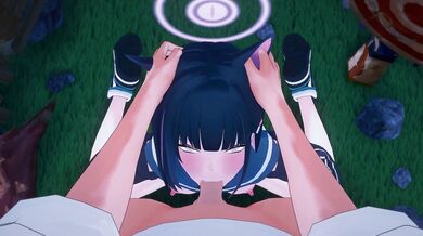 Kazusa is alone at night, masturbating and fantasizing about her next encounter with a blow job from an unknown lover.