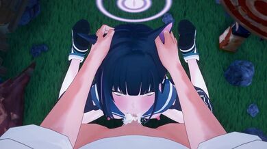 Kazusa is alone at night, masturbating and fantasizing about her next encounter with a blow job from an unknown lover.