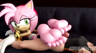 'Satisfying Ms. Amy's Footjob Fantasy - The Full Monty'