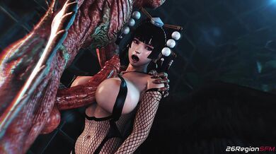 'Two-headed goddess Nyotengu gets double titty fuck in stunning 4K resolution and high frame rate!'