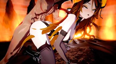 "[Vtuber]: Sexy Beast Riding the Big Meat!!"