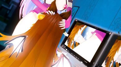 "[Vtuber]: Sexy Beast Riding the Big Meat!!"