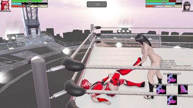 'Horny Redhead vs Panties and Pussy First Match: Ellie vs Namiko'