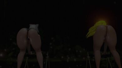 'RWBY: Blake and Yang Dancing to "Anaconda"'