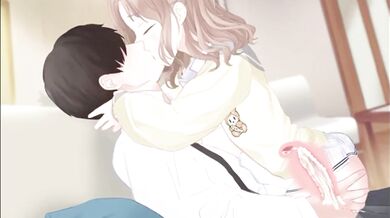"Sexy School Girl Taking A Ride On Her Boyfriend's Dick"