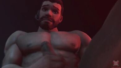 'Masturbating Reaper - Gabriel Reyes Solo Porn Video'