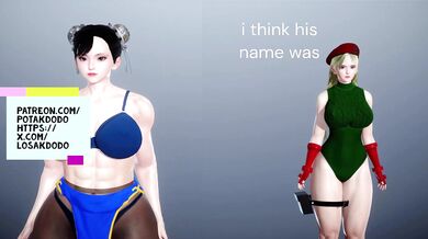 Panties-less Sex Games with Cammy in the Fighting Stage