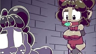 'Sexy Schoolgirl with C-Cup Breasts Strips Down to her Undies and Kicks Ass!'