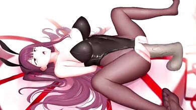 'GF Bunnies in Suits, Ginhaha with V2's WA2000'