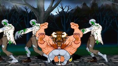 'Monster Cocked By Undead: The Tale of a Half-Bull, Half-Man And His Erection Ruined By Rotting Corpses'