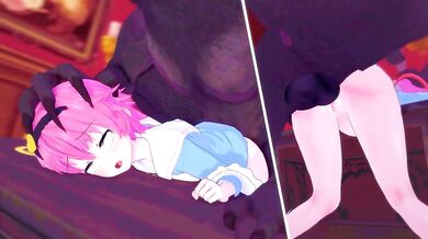 The Naughty Nympho and the Werewolf: Satori's Sexual Awakening (NSFW)