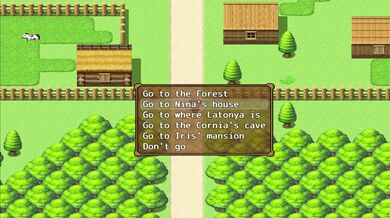 "Watching the futanari alchemist Triss, as she transforms into a larger creature with 8 arms and no commentary."