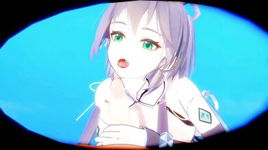 'A Tale of Two Voices: A Vocaloid Sex and Blowjob Adventure with Clear Blue Eyes and a Mixed Media Doll Creampie Finish'