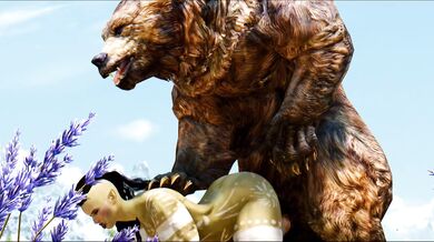 "The Futa-Orc Brawl: A Tale of Two Beasts and a Furry Companion"