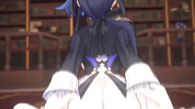 "Clorinde's Riding Lesson with LazyRice3D"