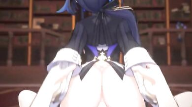 "Clorinde's Riding Lesson with LazyRice3D"