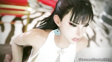 "Getting Stoner Bros Fucked by Street Fighter's Chun-Li in Cowgirl Riding Position!"