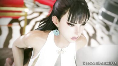 "Getting Stoner Bros Fucked by Street Fighter's Chun-Li in Cowgirl Riding Position!"