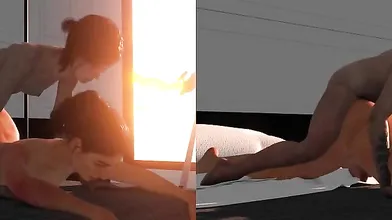 'Hentai futa queening: Ellie and Dina in Virtual Reality'