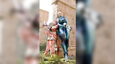 'Masochistic Milkmaids: Samus and Pyra's Orgasmic Escapade'