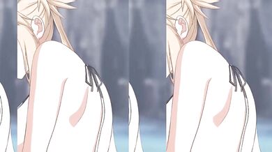 'Sexy Artoria and her Caster Sister (Bikini) - A Ginhaha Porn Adventure'
