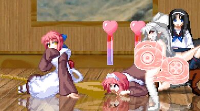 'The Scarlet Tassel: Kohaku, Hisui and Akiha's Fertile Adventure with Leen's Sisters in Mugen!'