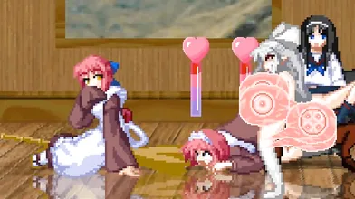 'The Scarlet Tassel: Kohaku, Hisui and Akiha's Fertile Adventure with Leen's Sisters in Mugen!'