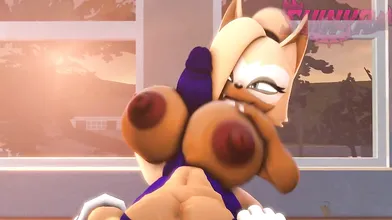 'Mascara-clad mistress enjoys riding Sonic the Hedgehog in a secret whispered meeting'