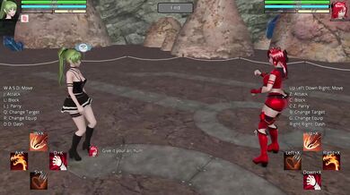 "Hentai Epic Battle: Ellie Vs Ubel - First Match"