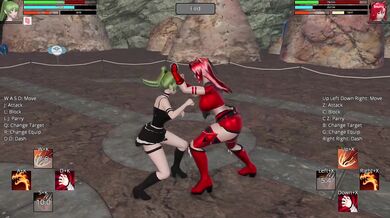 "Hentai Epic Battle: Ellie Vs Ubel - First Match"