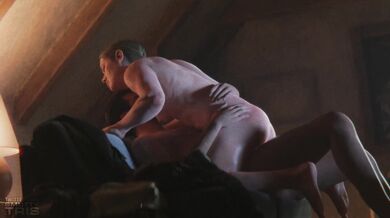 "Sexual Desires Unleashed: Naked Tristan and Vyetta in 3D"