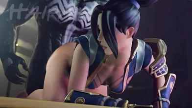 Hentai Magical Mystic Hime gets fucked by Venom in Haipah (Magical Mystic VA Voice) Rewritten.