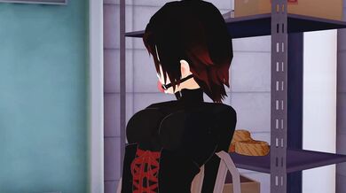 'Blazblue: Hentai Edition! Ruby, Weiss and Yang tied up and vibrating together in one steamy scene!'