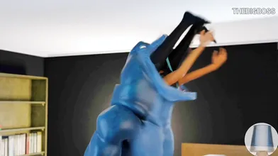 'Sultry Serpent: Lustful Lizardman Oral Vore in the Pantry'