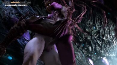 Sarah Kerrigan, the Queen of Blades, dominates her helpless victims in a brutal and sadistic hentai porn video.