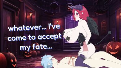 'Tempted by a demonic seductress, Cupid's Lust'