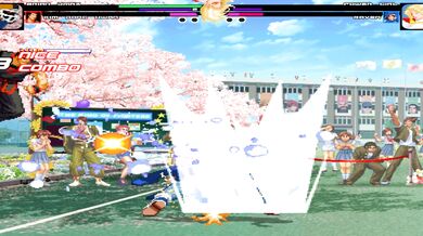 "Sexy Superheroes Meet Hentai Mugen: Brian Battler and Kim Dong Hwan with Power Girl and Raven"