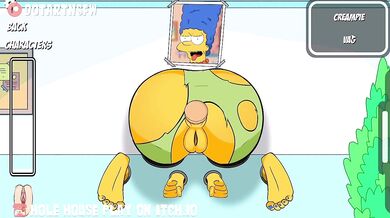 Marge Simpson goes down on the Glory Hole, getting fucked by multiple men in the Hole House.