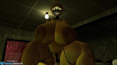 'Sexy young girl on a pink bunny toy, riding in first person view'