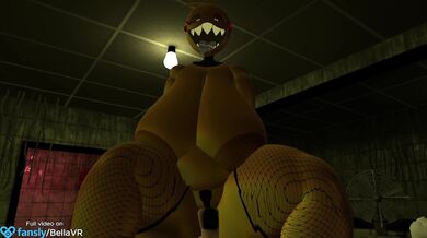 'Sexy young girl on a pink bunny toy, riding in first person view'