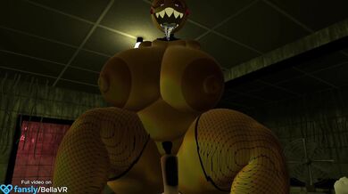 'Sexy young girl on a pink bunny toy, riding in first person view'