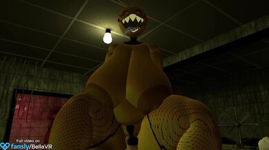 'Sexy young girl on a pink bunny toy, riding in first person view'