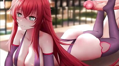 "Sexual Tension Rises as Rias Gets Frisky with her Personal Devil Assistant, Ginhaha"
