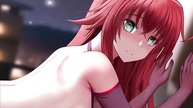 "Sexual Tension Rises as Rias Gets Frisky with her Personal Devil Assistant, Ginhaha"
