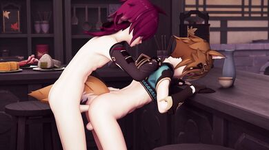 'The Mighty Monarch and His Royal Subject, Gorou - Animation by Zero3D'